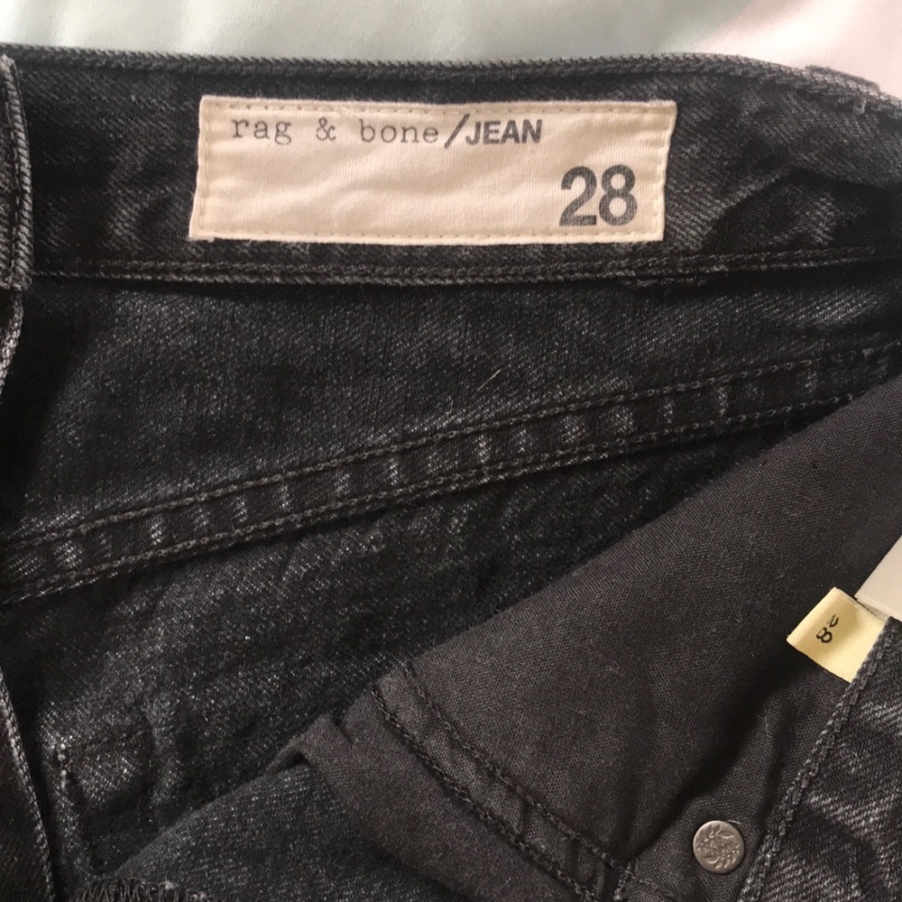 Rag and Bone Black Denim shorts - Picture 4 of 7